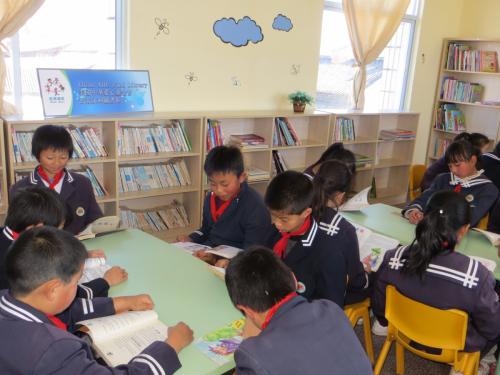 Classmates Reading Together